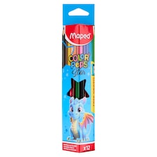 Maped Color' Peps Star háromszögletű színes ceruza készlet hegyezővel 12 db