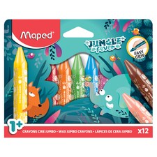 Maped Jungle Fever vastag zsírkréta 12 különböző színben