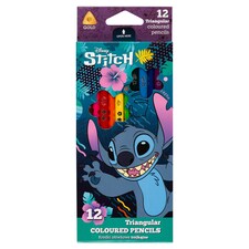 Disney Stitch háromszögű színes ceruza 12 db