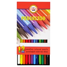KOH-I-NOOR Progresso 8756/12 famentes pasztellceruzák 12 db