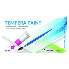 Tempera készlet 16 ml x 10 színben