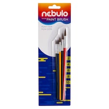 Nebulo 5 db-os festett, fanyelű ecsetkészlet