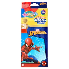 Colorino Kids Marvel Spider-Man Juicy tubusos tempera 12 ml 12 db