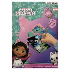 Starpak Dreamworks Gabby's Dollhouse kreatív képkaparós készlet