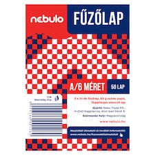 Nebulo FL-A6 fűzőlap 50 lap