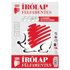 ICO Süni A/5 félfamentes írólap 50 lap