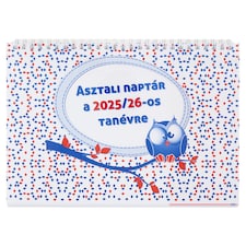 Asztali naptár a 2025/26-os tanévre