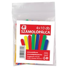 ICO Süni műanyag számolópálca 4 x 10 db