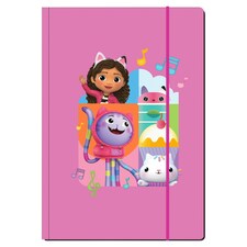 Gabby's Doll House karton gumis mappa A4