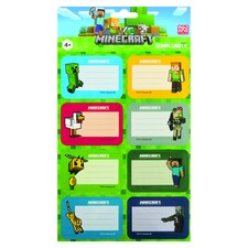 Minecraft füzetcímke 24 db