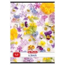 Herlitz x.book Flower 81-32 vonalas füzet A4