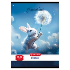 Herlitz x.book Wonderland A5 sima füzet 20/32