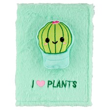 I Love Plants bársony borítójú jegyzetfüzet 64 lapos