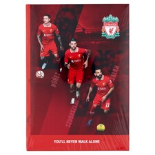 Liverpool Football Club You'll Never Walk Alone keményfedeles vonalas napló A5 96 lap