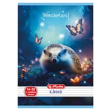 Herlitz x.book Wonderland 1. osztályos vonalas füzet 14-32