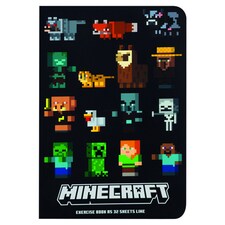 Minecraft A5 vonalas jegyzetfüzet 32 lap