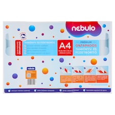 Nebulo Prémium A4 átlátszó, sima öntapadós tankönyv és füzetborító 50 x 33 cm 10 db