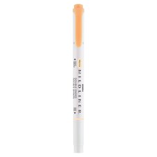 Zebra Mildliner narancs kétvégű szövegkiemelő