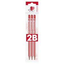 ICO Süni háromszögletű 2B grafitceruza 3 db