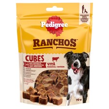 Pedigree Ranchos Cubes kiegészítő állateledel kutyák számára marhával 70 g