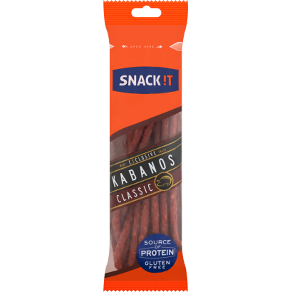Snack !t exkluzív sertés cabanossi 120 g