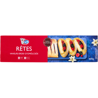 Ledo gyorsfagyasztott vaníliás-erdei gyümölcsös rétes 500 g