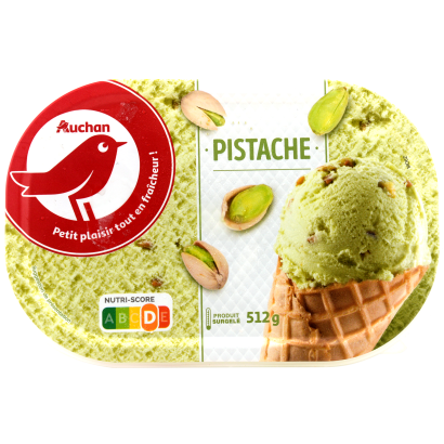 Auchan Kedvenc jégkrém pisztácia 512 G