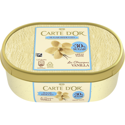 CARTE D'OR Jégkrém Csökkentett cukortartalmú Vanília 1000 ml