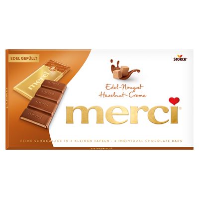 merci Mogyorókrémmel Töltött Tejcsokoládé 112 g