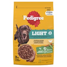 Pedigree Light teljes értékű szárazeledel felnőtt kutyák számára, baromfival és zöldségekkel 3 kg