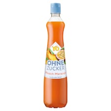 Yo őszibarack-maracuja ízesítésű szörp édesítőszerrel 0,7 l