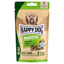 Happy Dog NaturCroq mini training jutalomfalat, bárányos kiegészítő állateledel kutyák számára 100 g