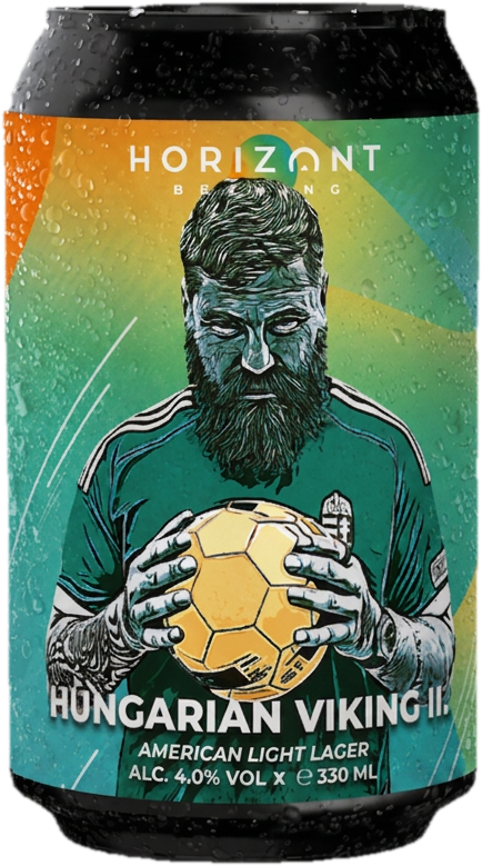 Horizont Brewing x Ádám Martin - Hungarian Viking II - American Light Lager 4%