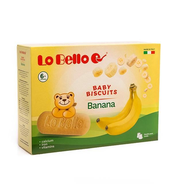 Lo Bello baba keksz banánnal, kálciummal, vassal és hozzáadott vitaminokkal