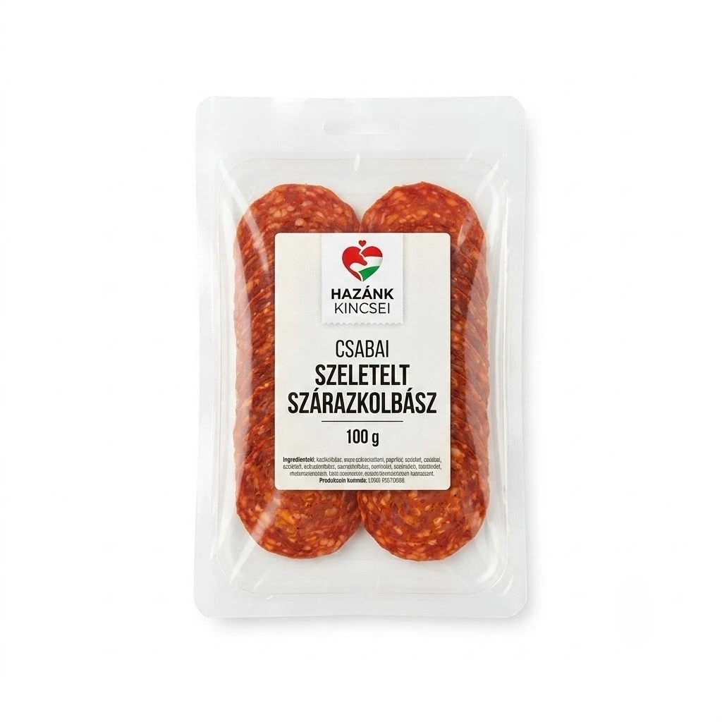 HAZÁNK KINCSEI Szeletelt szárazkolbász