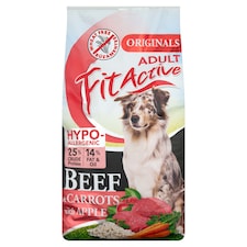 FitActive Originals Adult Hypoallergenic marha sárgarépával almával eledel felnőtt kutyáknak 12 kg