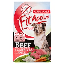 FitActive Adult Hypoallergenic Beef teljes értékű, búzamentes száraz eledel felnőtt kutyáknak 4 kg