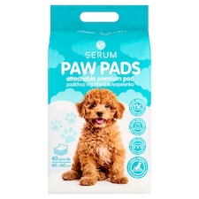 Serum Paw Pads padlóhoz rögzíthető kutyapelenka 60 x 60 cm 40 db