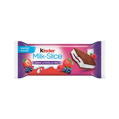 Kinder Tejszelet Piros Gyümölcsös 28 g