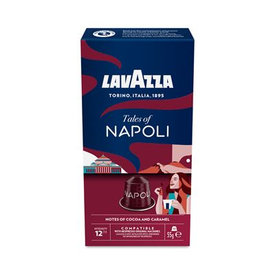 LAVAZZA Nespresso Kompatibilis Alumínium Kapszula Napoli 10 x 5,7 g