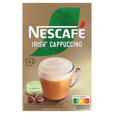 NESCAFÉ Irish Cappuccino ízű Kávéspecialitás 8 tasak 112 g