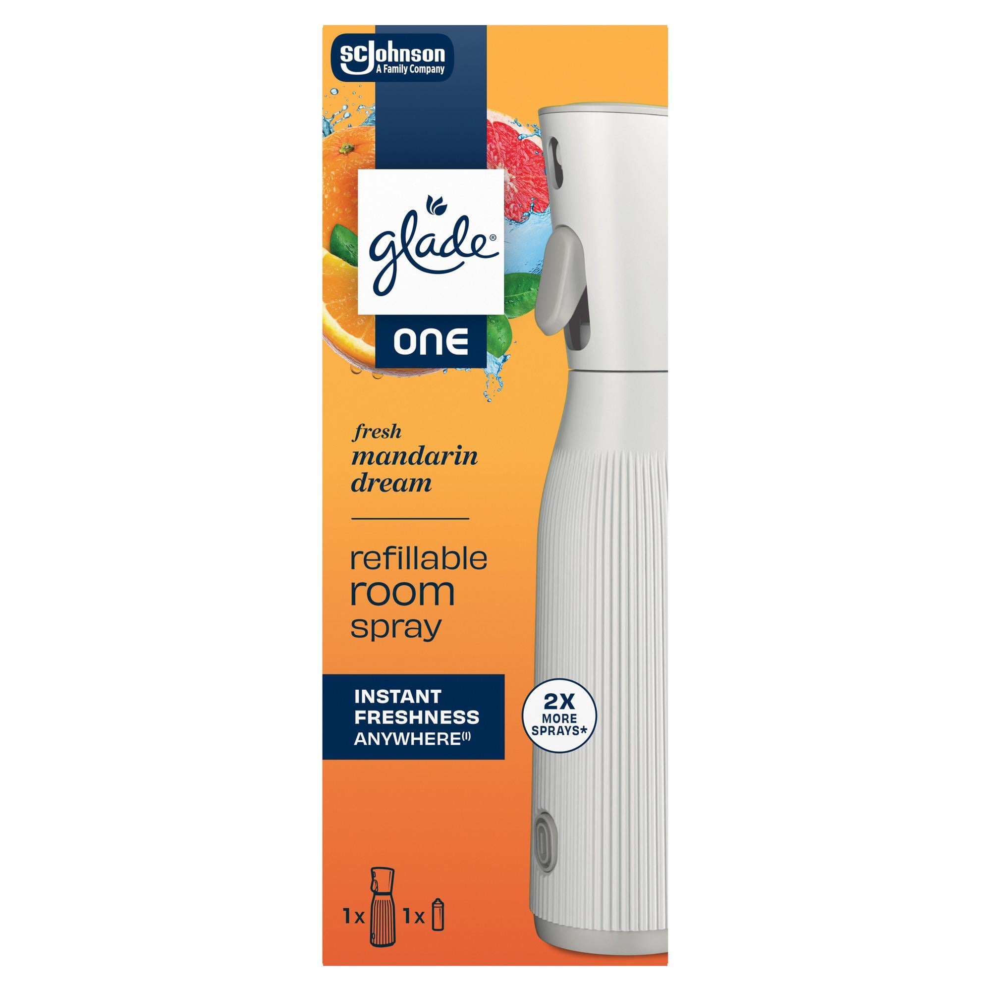 Glade One - Fresh Mandarin Dream, utántölthető koncentrált aeroszolos légfrissítő készülék