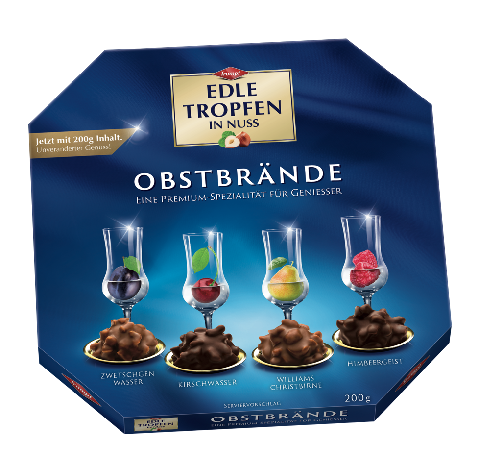 Edle Tropfen Pálinkával töltött desszert