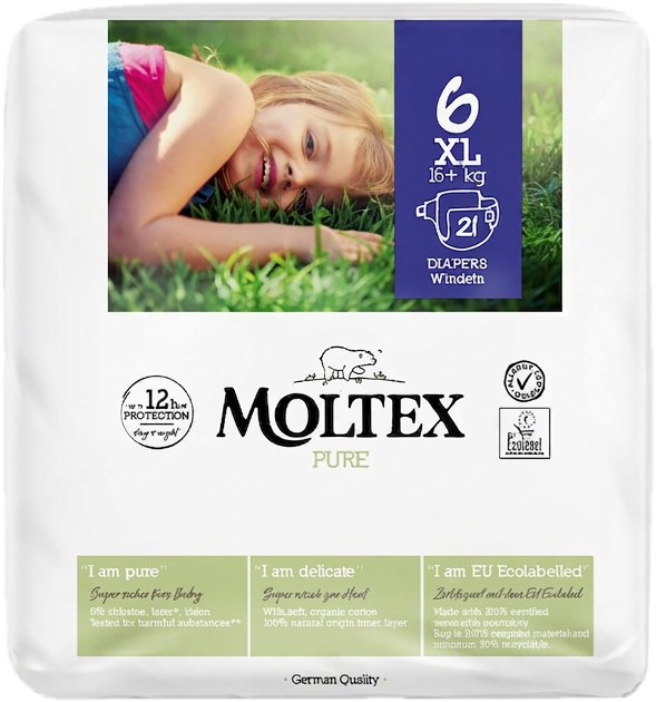 MOLTEX Pure Nadrágpelenka 6 (16+KG)