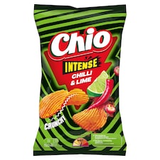 Chio Intense csípős chilli és lime ízű burgonyachips 120 g