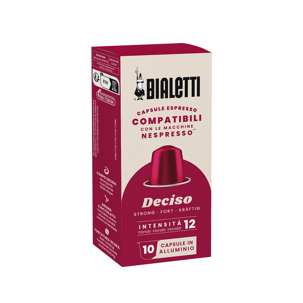Bialetti Nespresso kompatibilis kapszula Deciso