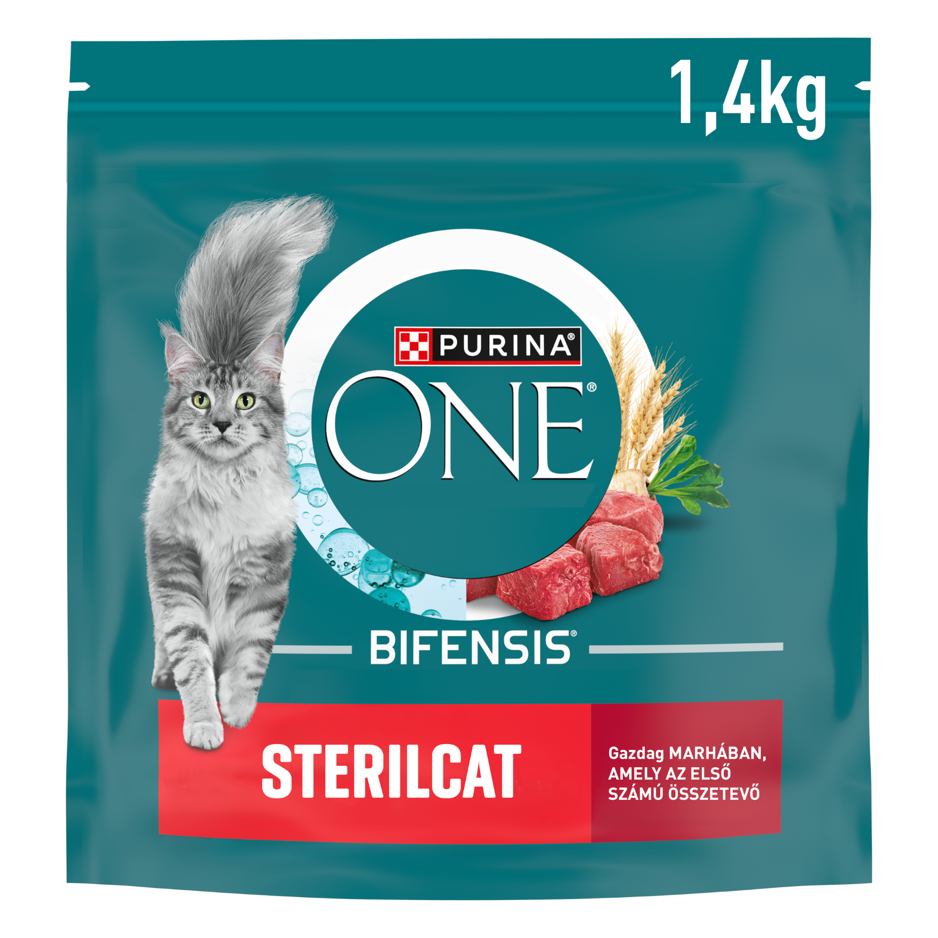 Purina One STERILCAT Marhában gazdag száraz macskaeledel
