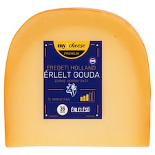 My cheese Premium eredeti holland érlelt gouda zsíros, kemény sajt 200 g
