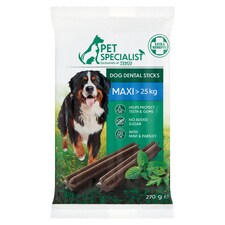 Pet Specialist fogápoló rágórúd mentával és petrezselyemmel nagytestű kutyák számára 7 db 270 g