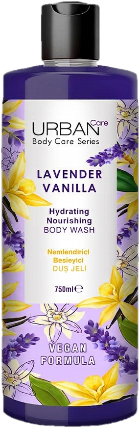 Urban Care Hidratáló és tápláló tusfürdő levendulával és vaníliával 750 ml